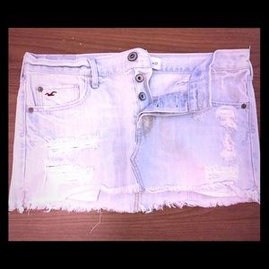 COPY - HOLLISTER Light Blue Denim Skirt